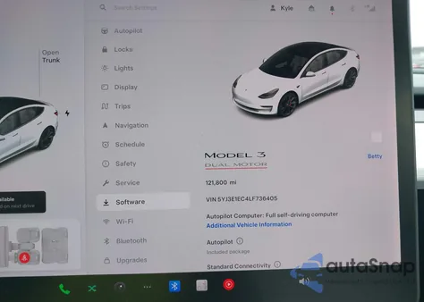 2020 Tesla Model 3 Performance Dual Motor All-Wheel Drive from USA, damaged, VIN 5YJ3E1EC4LF736405